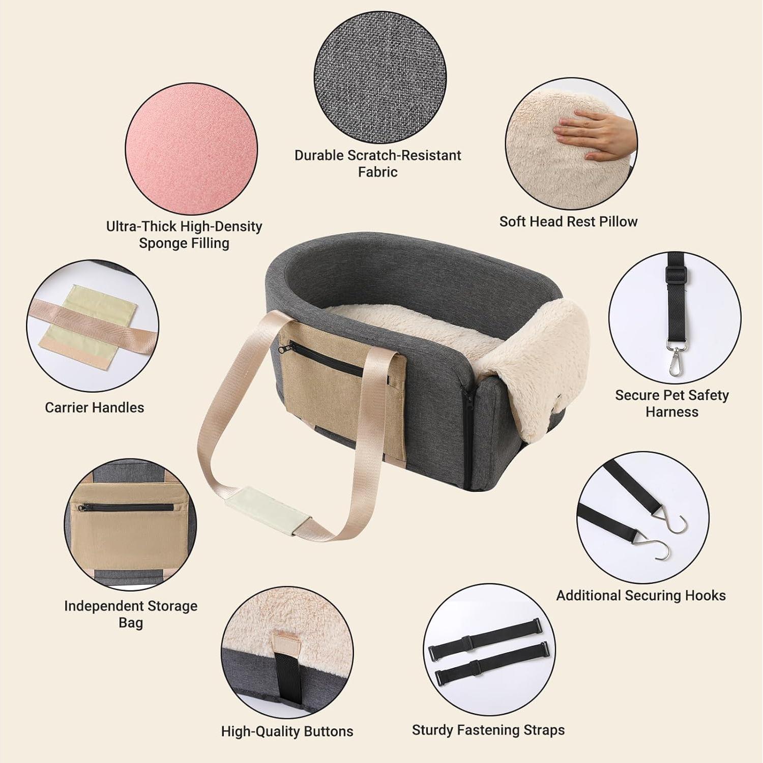 Asiento Elevador para Perros Cathpetic 46.99x25.91x22.86 cm