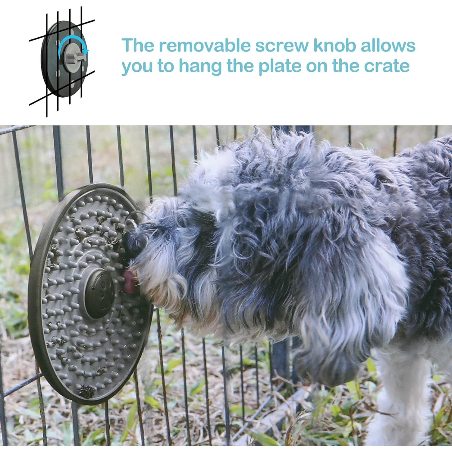 Alfombrilla de Lamer Avont para Perros y Gatos - Gris 15.5 cm