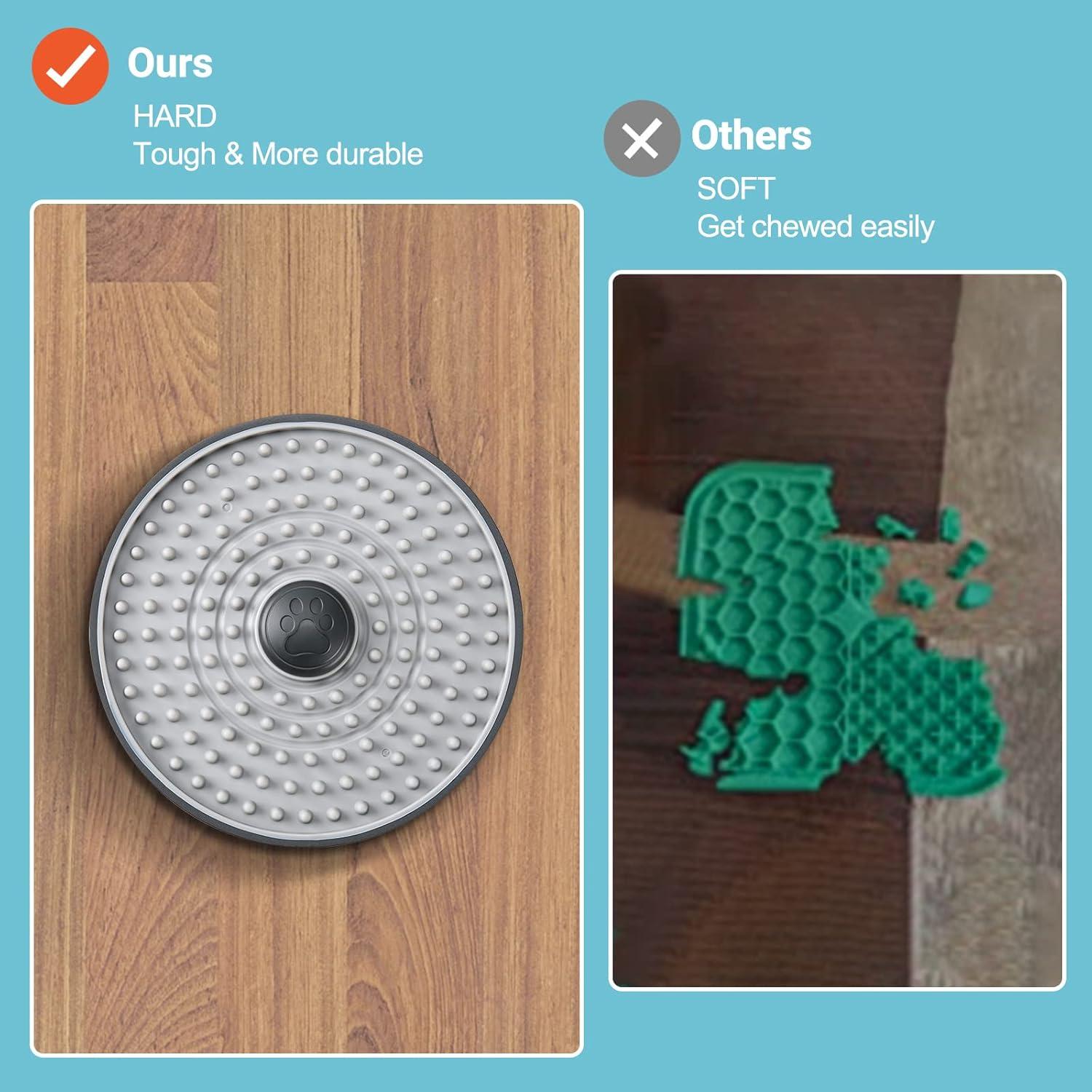 Alfombrilla de Lamer Avont para Perros y Gatos - Gris 15.5 cm