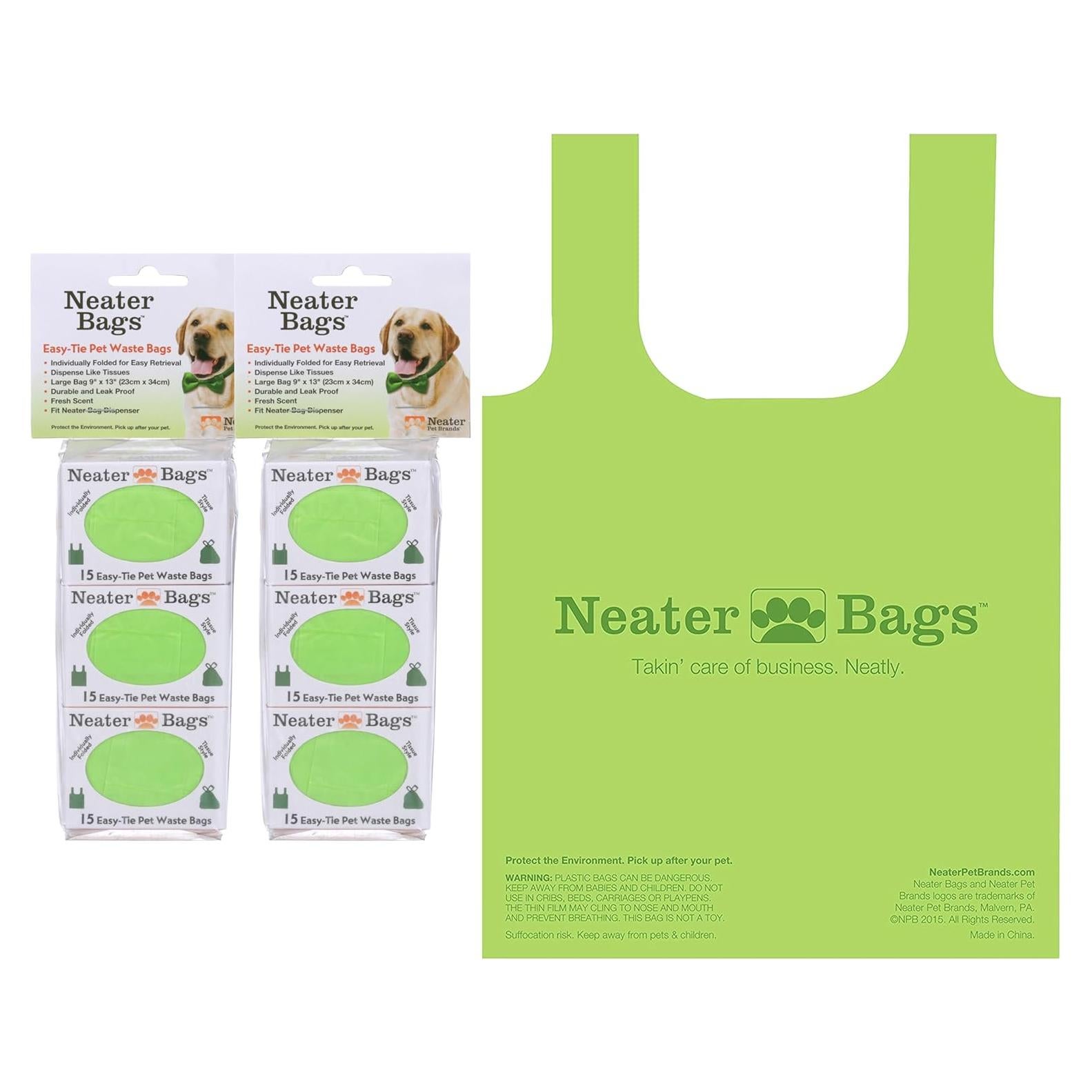 Bolsas de Desechos para Perros Neater Pet Brands - 90 Unidades