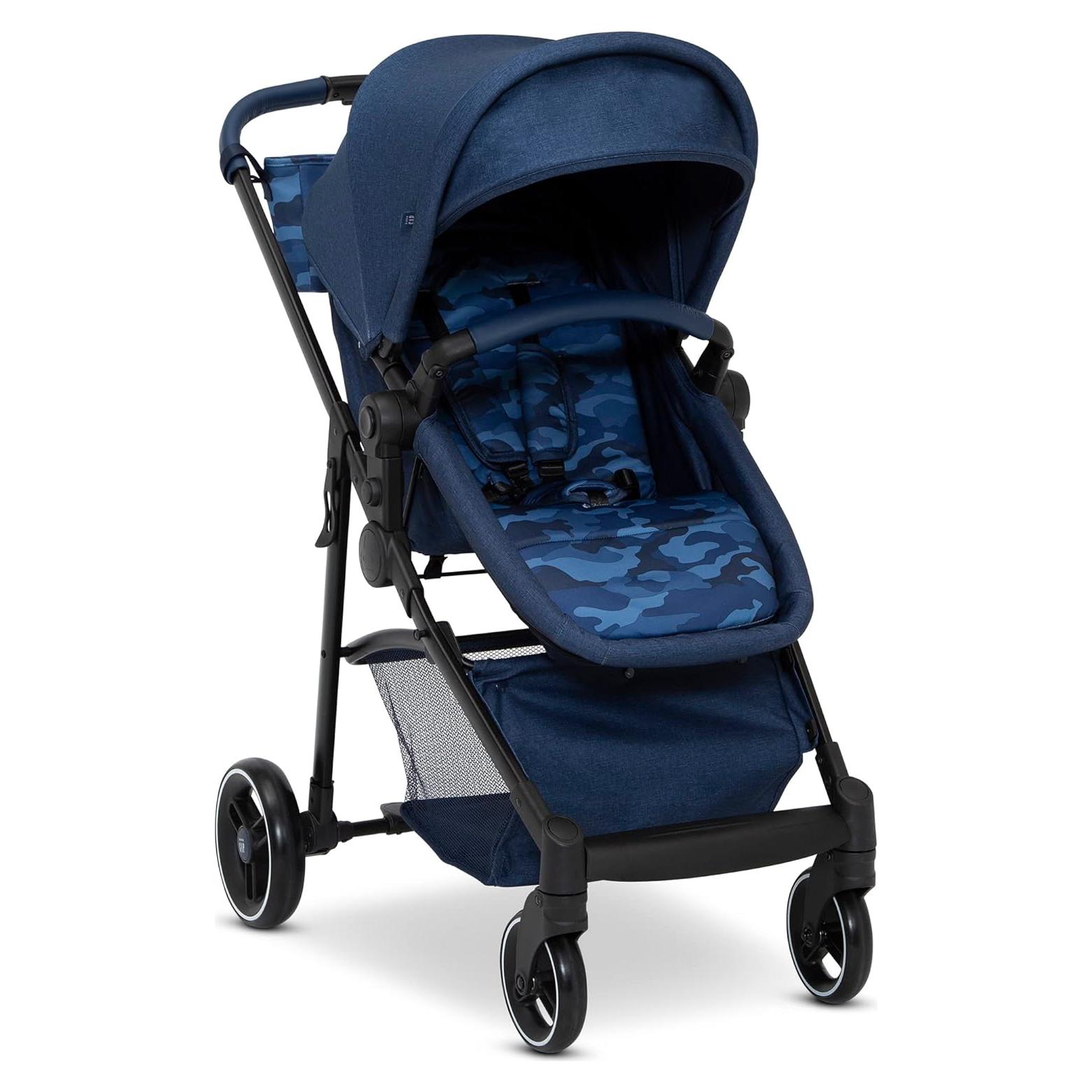 Cochecito 2-en-1 babyGap Camuflaje Marino - Plegado Fácil