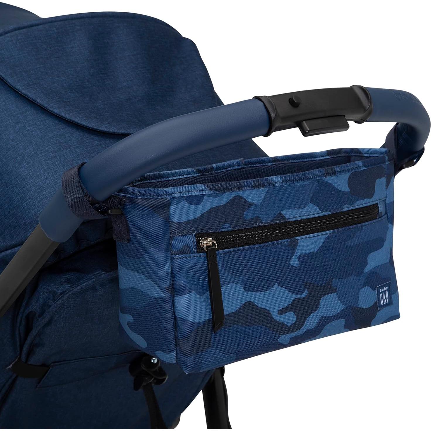 Cochecito 2-en-1 babyGap Camuflaje Marino - Plegado Fácil