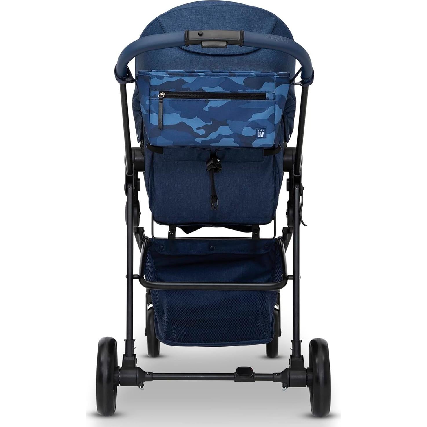 Cochecito 2-en-1 babyGap Camuflaje Marino - Plegado Fácil