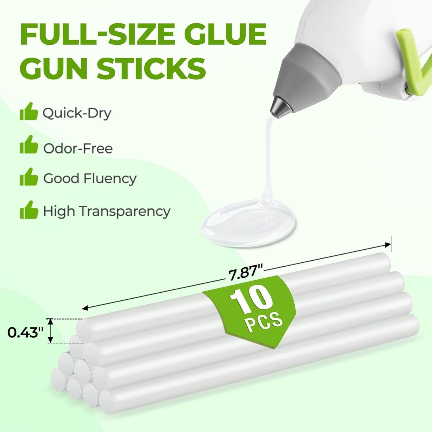 Pistola de Pegamento Caliente WORKPRO 60/100W con 10 Palitos