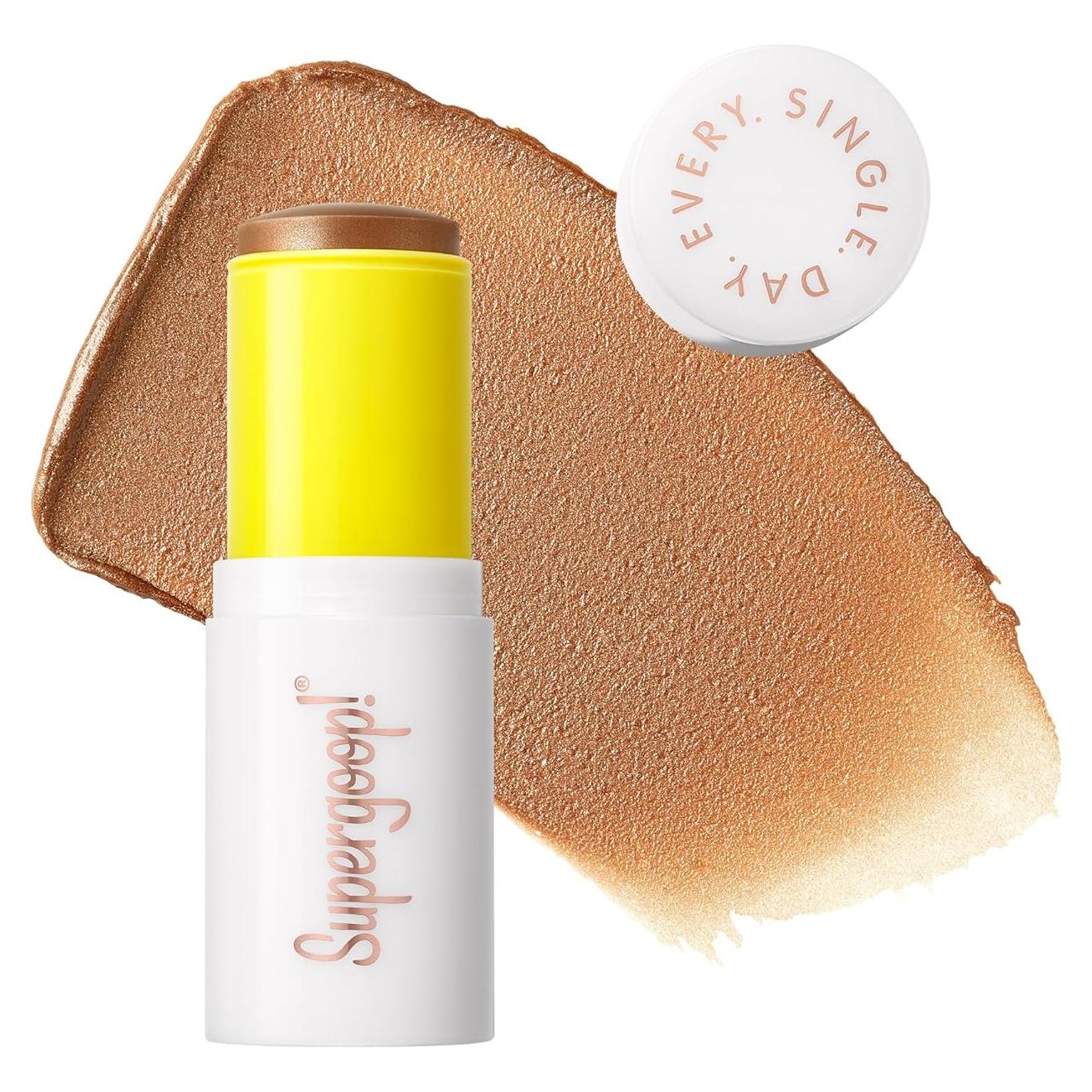 Stick Iluminador Solar Supergoop! Glowscreen SPF 45 - Hora Dorada