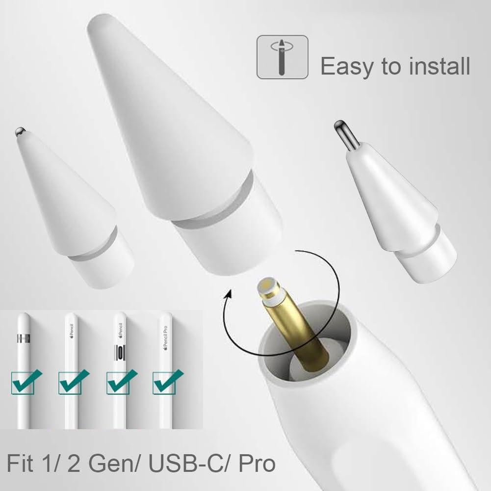 Consejos de Reemplazo para Apple Pencil SIXFU - 4 Piezas