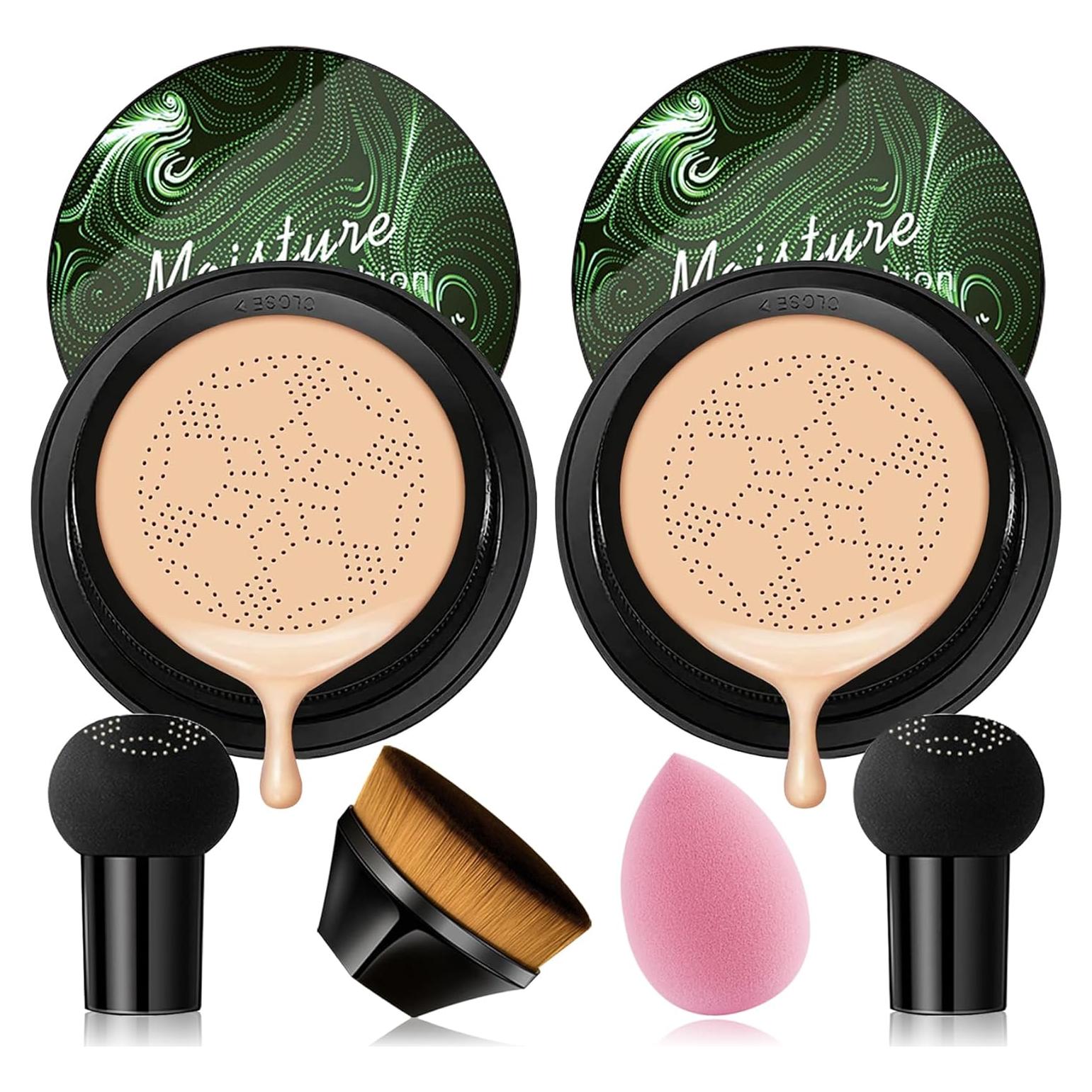 Set de Maquillaje CC y BB Fusang con Brocha y Esponja