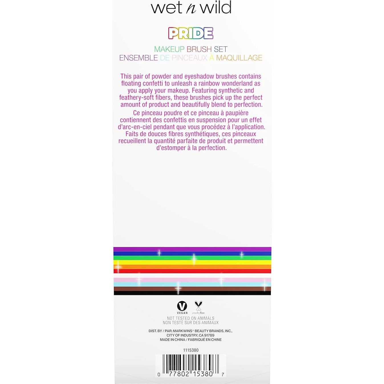 Kit de Brochas de Maquillaje Wet n Wild PRIDE - 3 Piezas