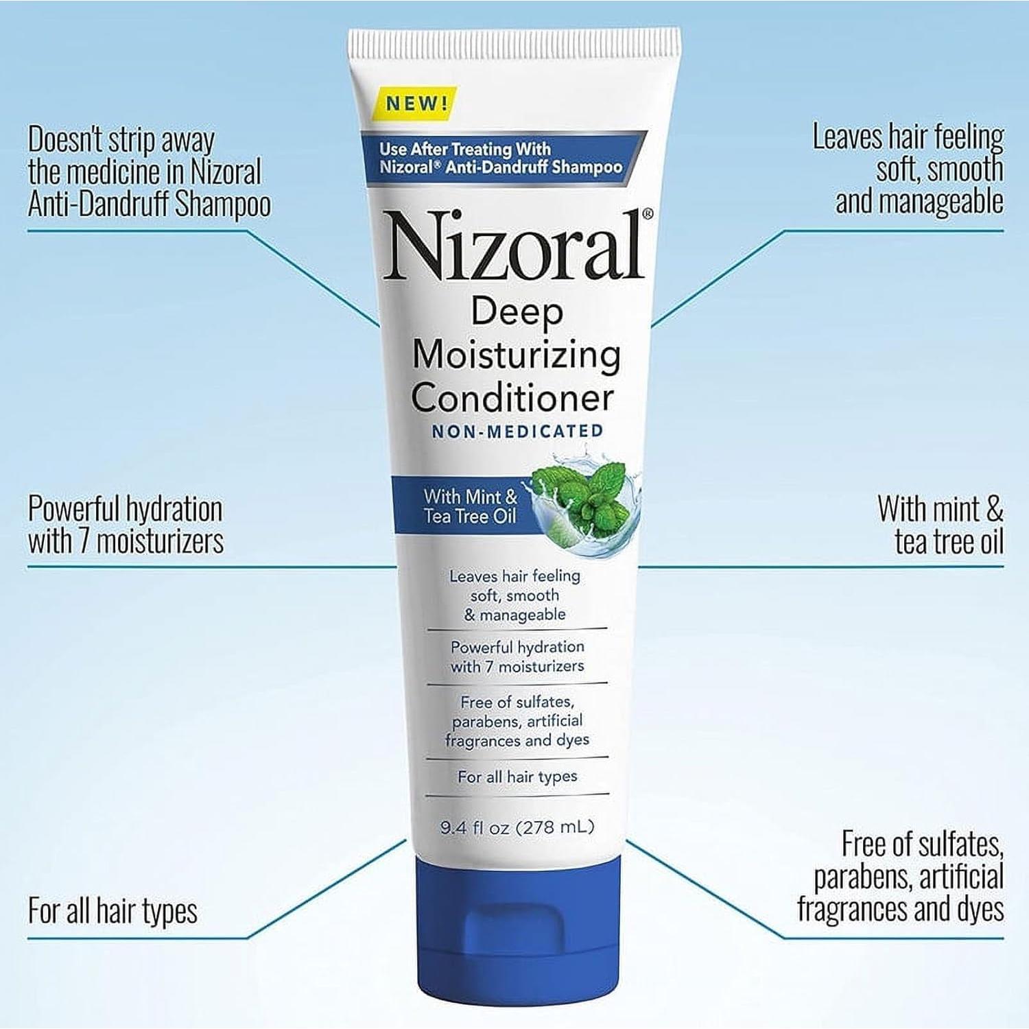 Champú Anticaspa Nizoral 396 g + Acondicionador 266 g