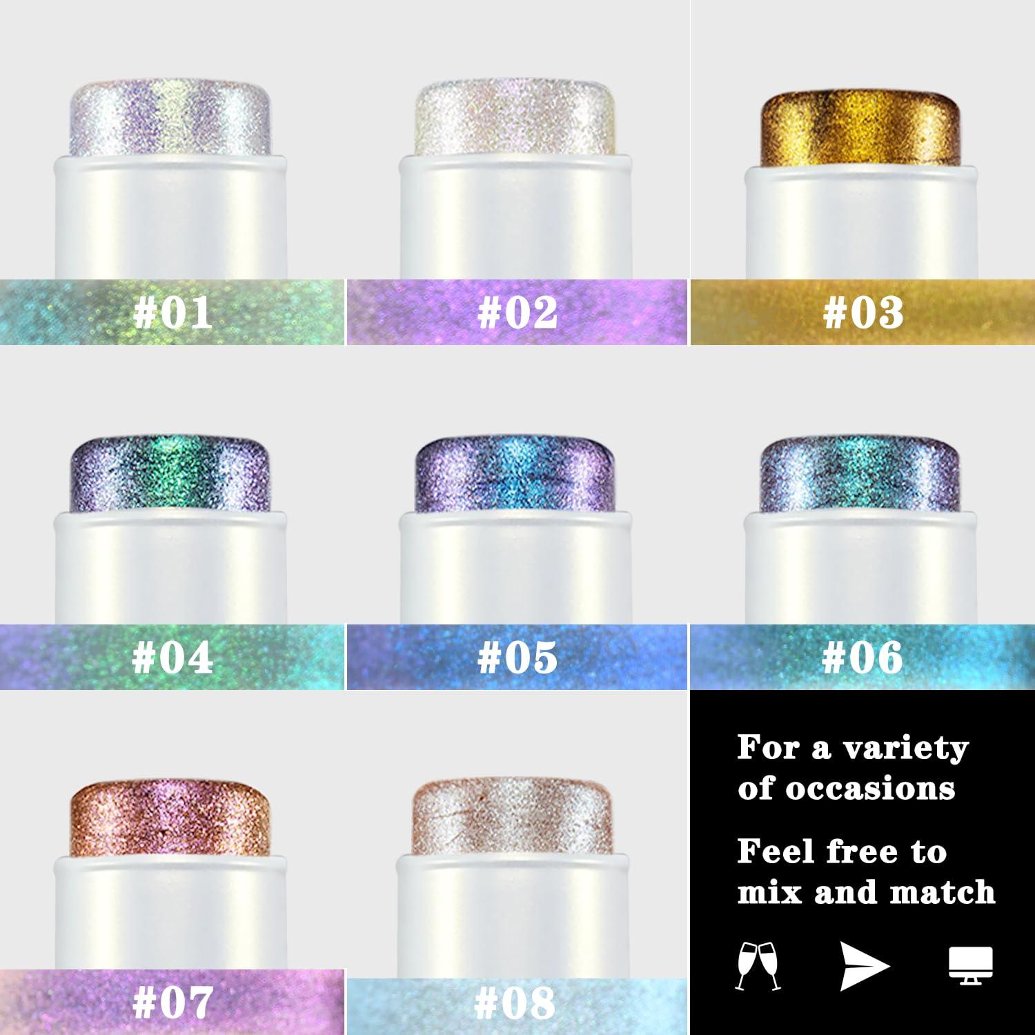 Paleta de Sombras Multicromo 8 Colores Maquillaje #01