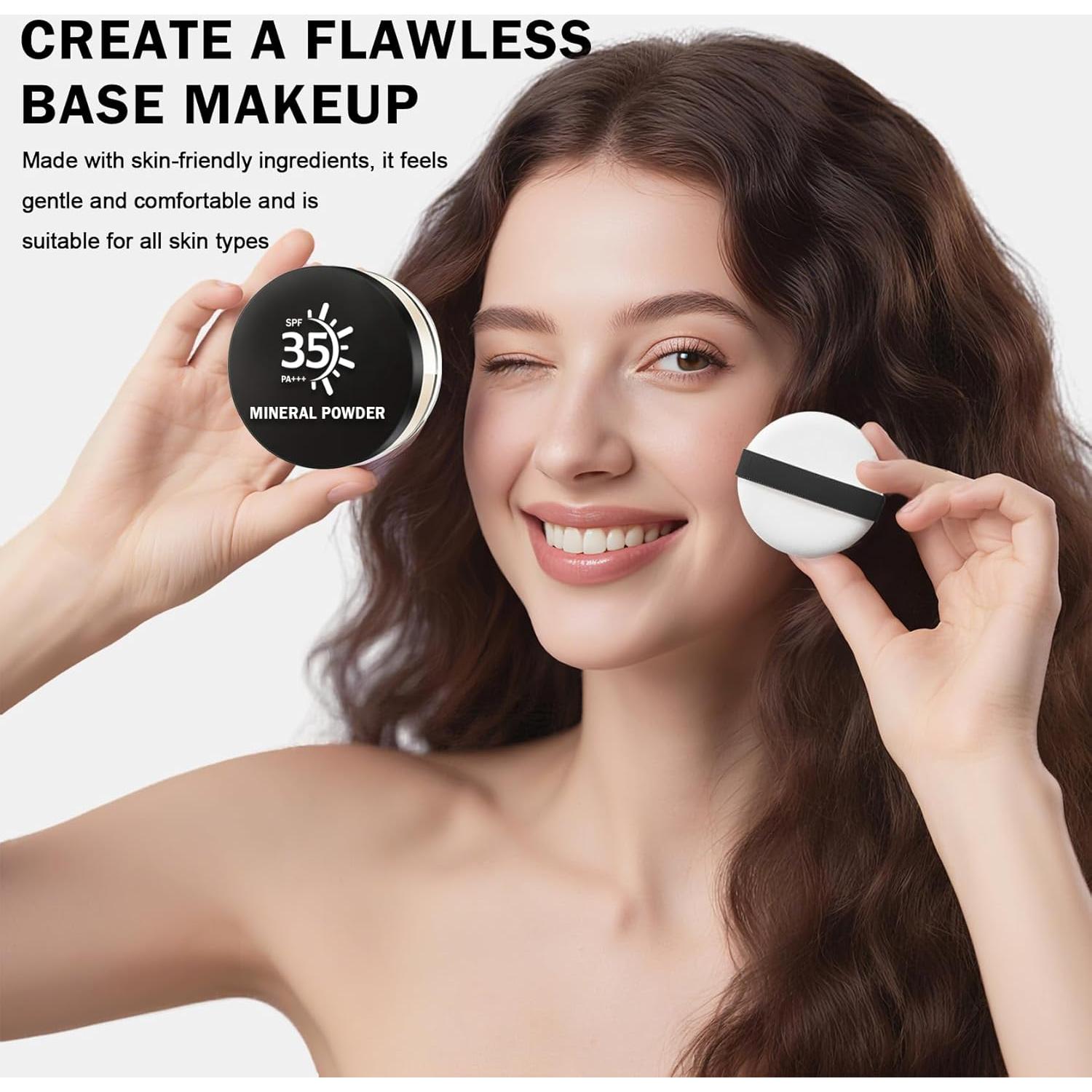 Base de Polvo Mineral IONSGAKO 9.9 g - Cobertura Ligera SPF35