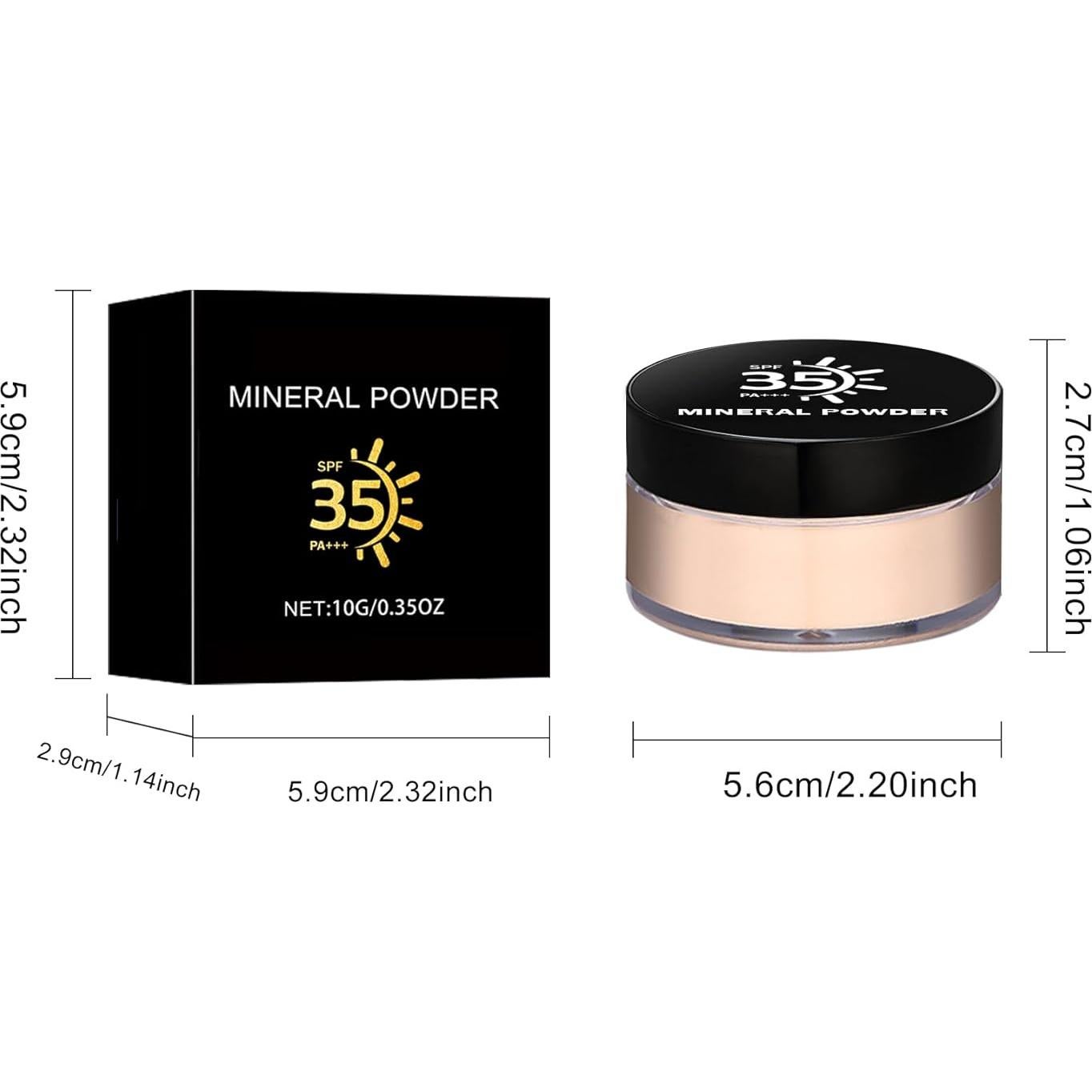 Base de Polvo Mineral IONSGAKO 9.9 g - Cobertura Ligera SPF35