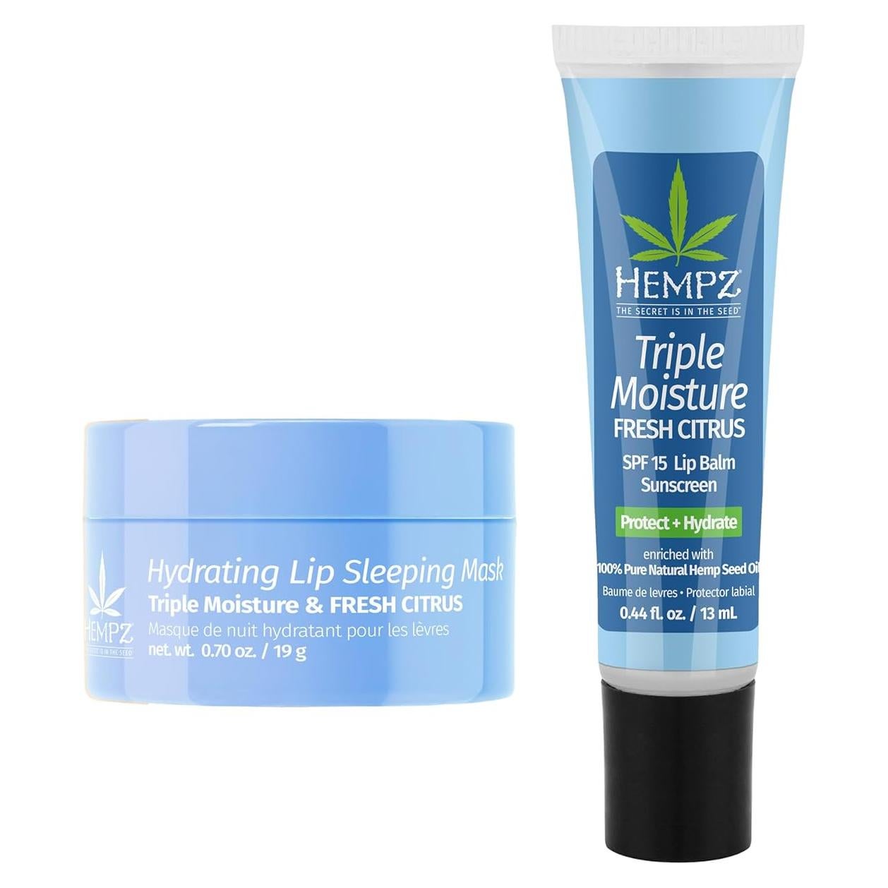 Mascarilla Hidratante para Labios Hempz - Cítrico Fresco 19.84 g