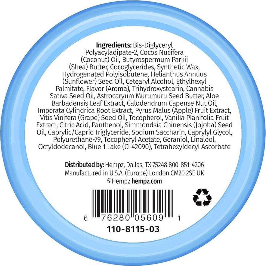 Mascarilla Hidratante para Labios Hempz - Cítrico Fresco 19.84 g