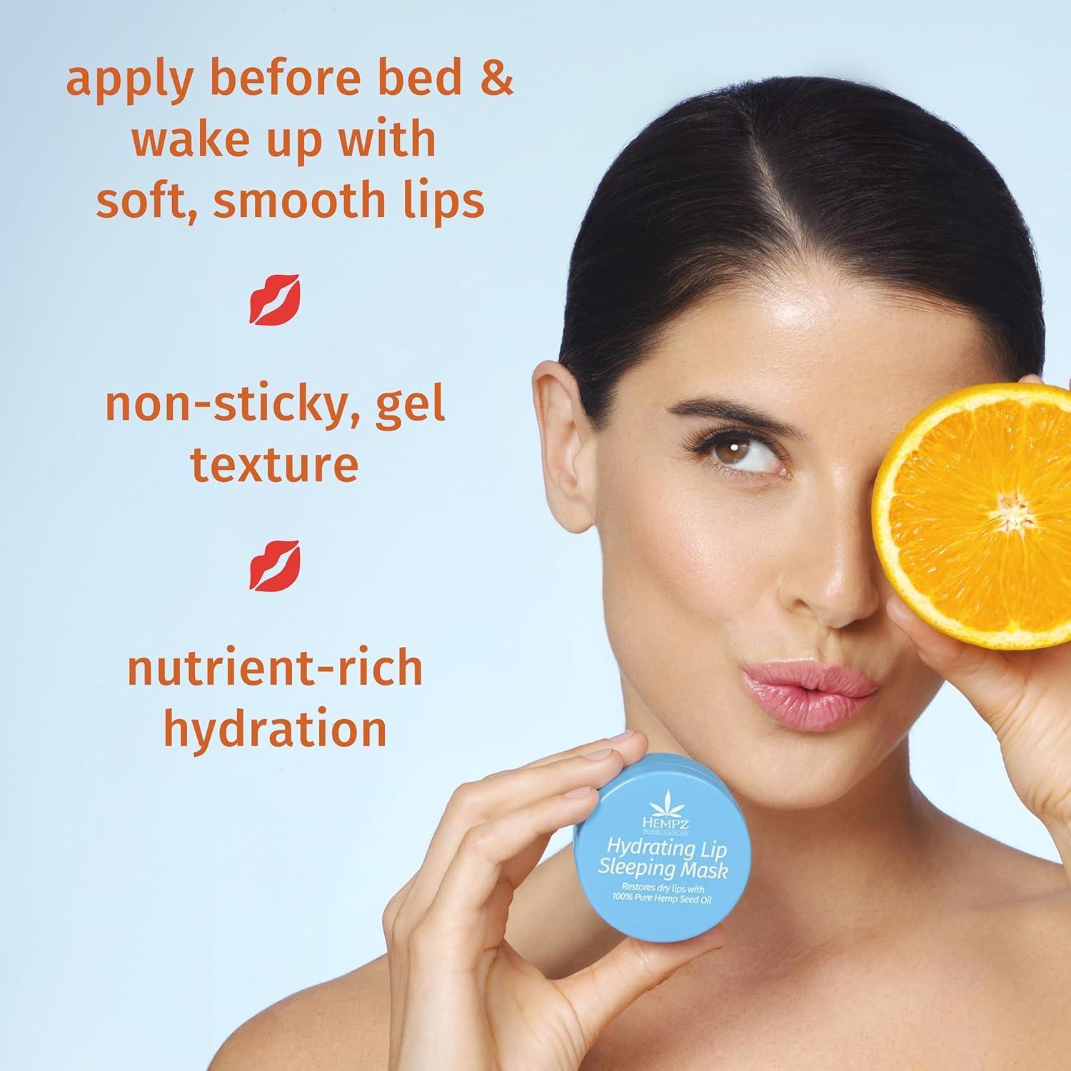 Mascarilla Hidratante para Labios Hempz - Cítrico Fresco 19.84 g