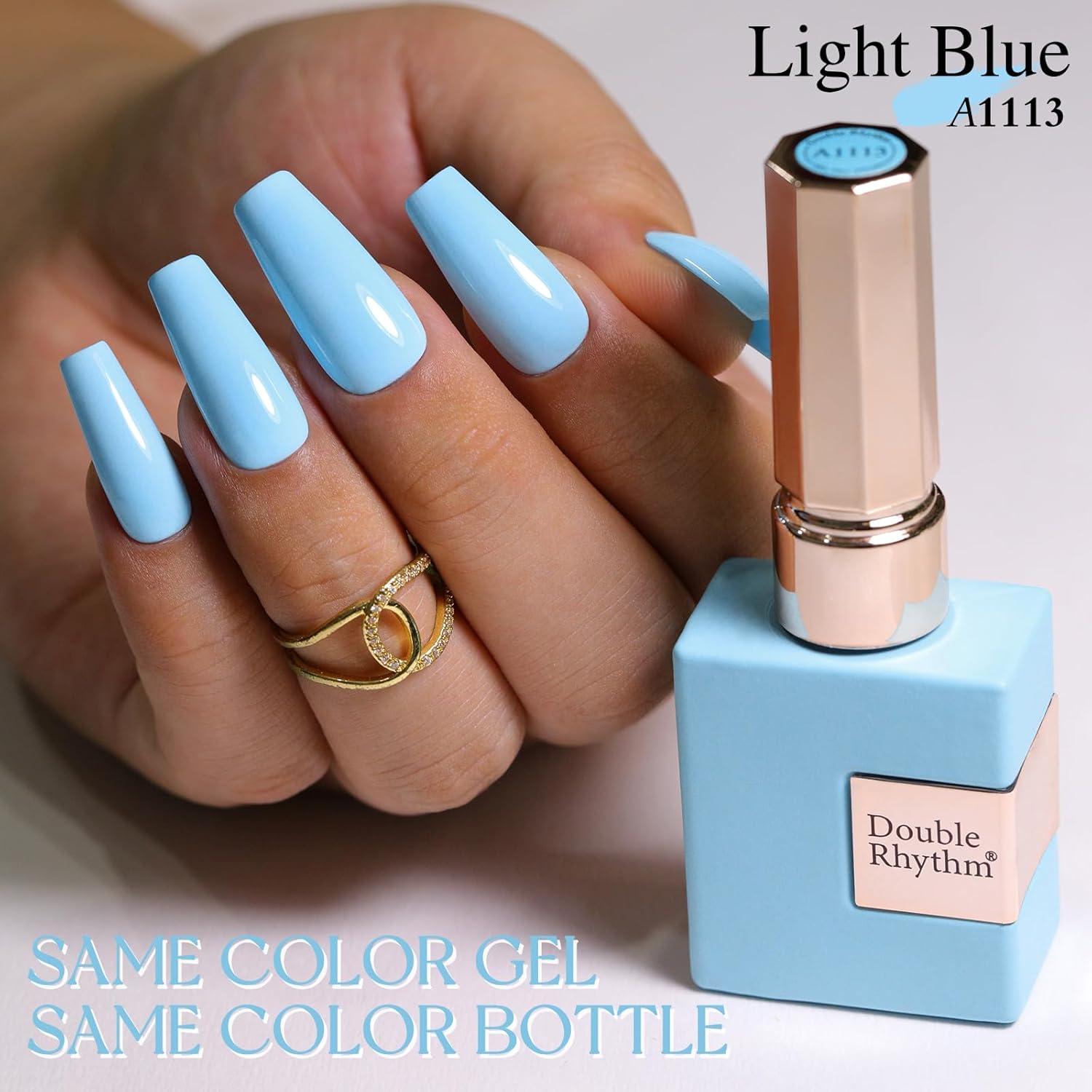 Esmalte de Uñas en Gel Double Rhythm 15ml Azul Bebé