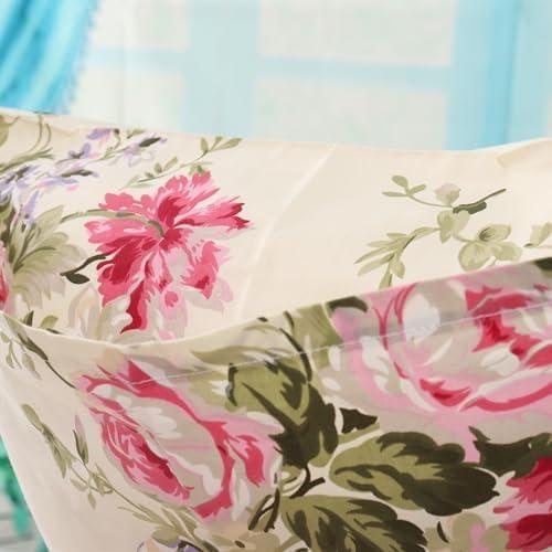 Juego de Fundas de Almohada WBYCOTBED 100% Algodón 400 Hilos Queen