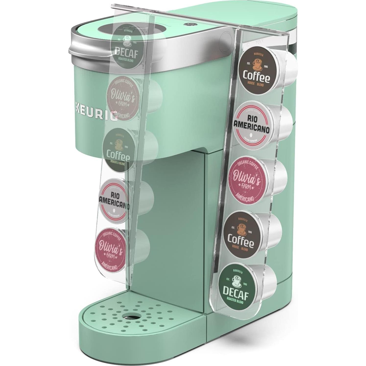 Organizador de K Cup GALVANOX para Keurig K-Mini - Acrílico, 10 cápsulas