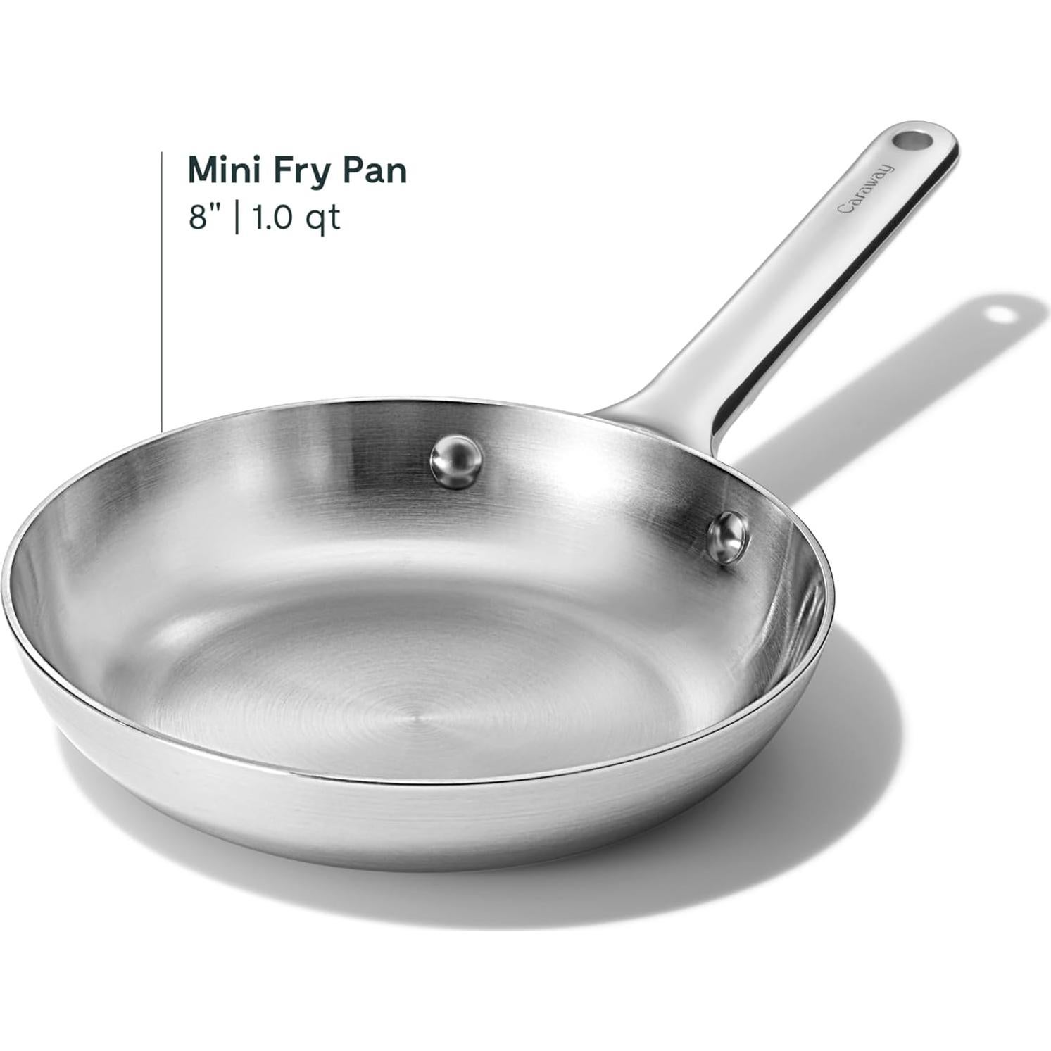 Sartén Mini de Acero Inoxidable Caraway 20.32 cm - A Prueba de Horno