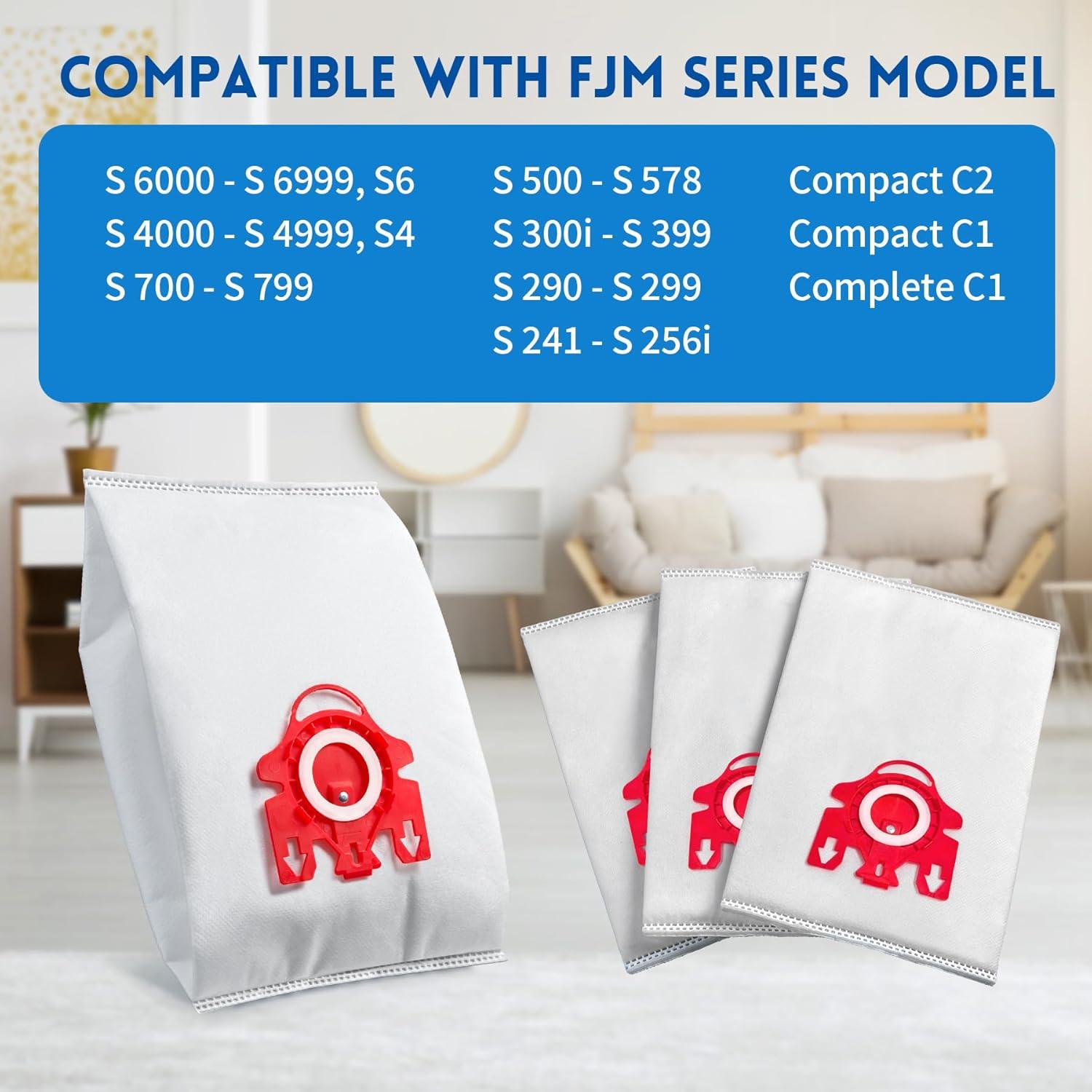 Bolsas de Polvo Reutilizables CHIKIXSON FJM para Miele - 3 Unidades