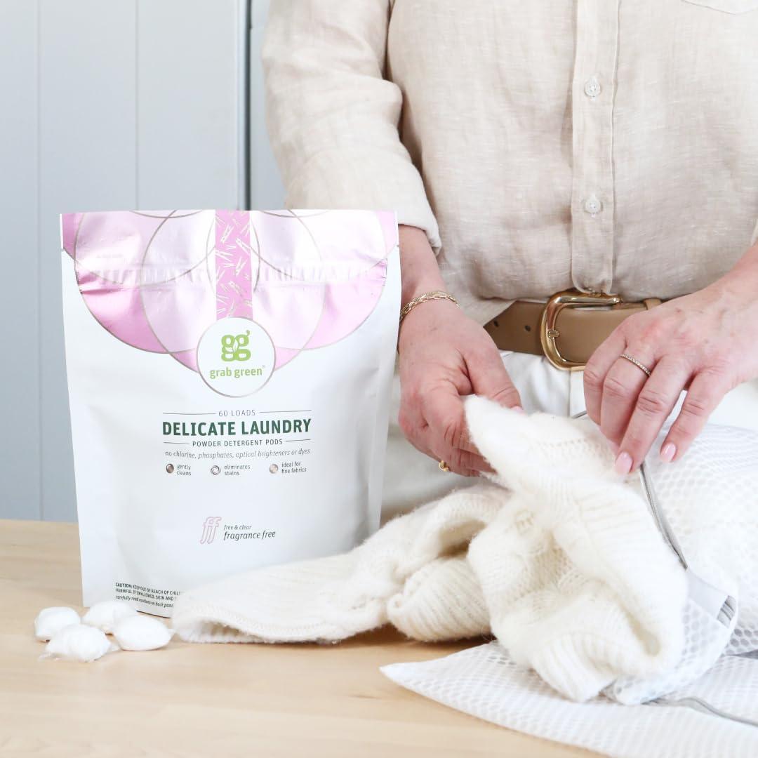 Detergente para Ropa Delicada Grab Green 24 Cápsulas Sin Fragancia