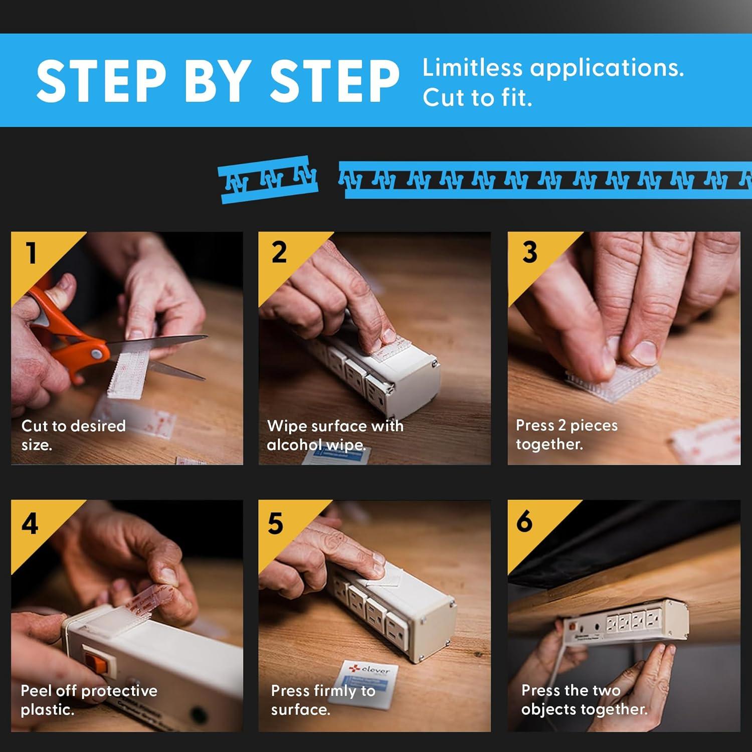 Fijaciones Reutilizables 1" x 1.52m Scotch Transparentes