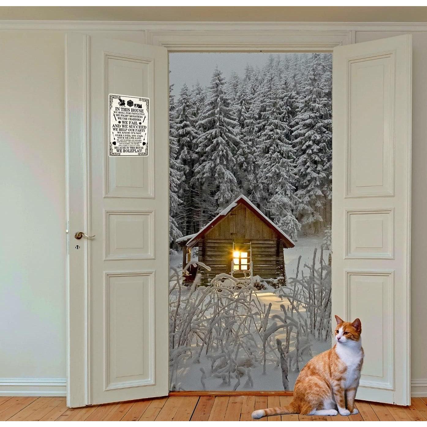 Letrero de Metal Vintage KONMPFEY 20x30 cm Decoración Retro