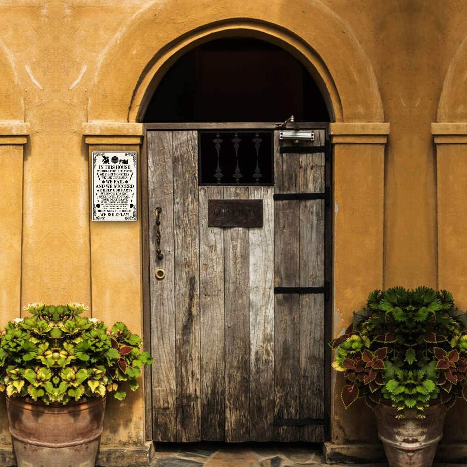 Letrero de Metal Vintage KONMPFEY 20x30 cm Decoración Retro