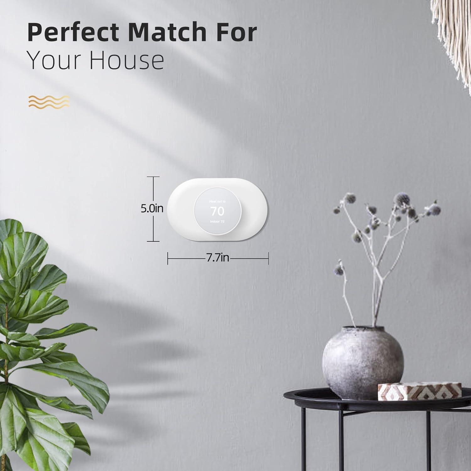 Cubierta de Pared para Termostato Nest 2020 Alerktify Nieve