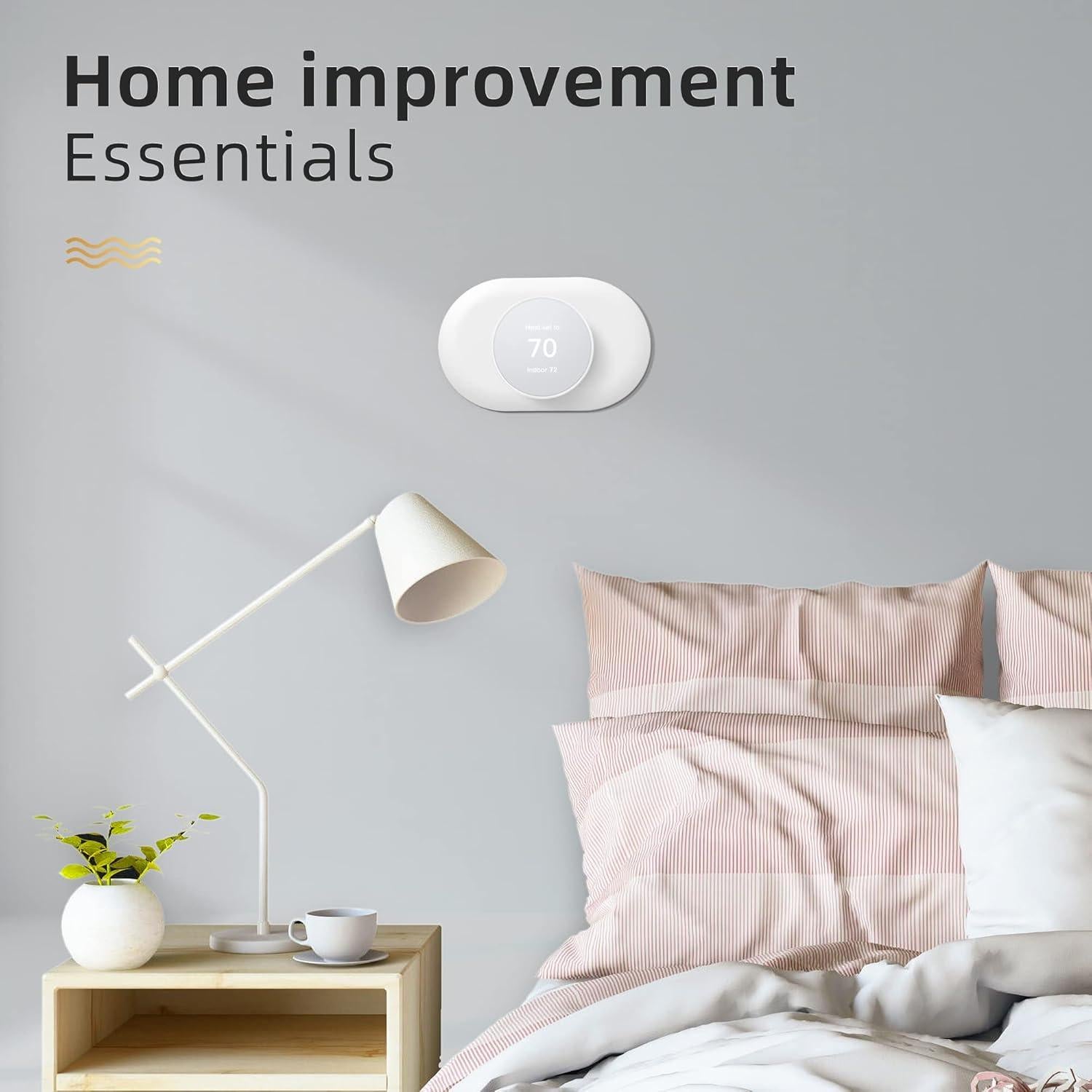 Cubierta de Pared para Termostato Nest 2020 Alerktify Nieve