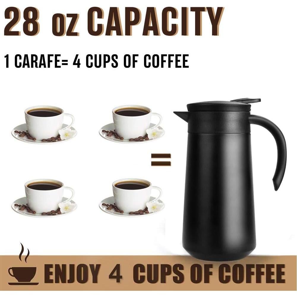 Carafe de café GearRoot 28oz acero inoxidable aislante