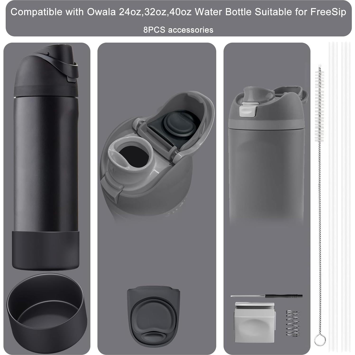 Accesorios para Botella Owala 24oz Affute - 6 Piezas