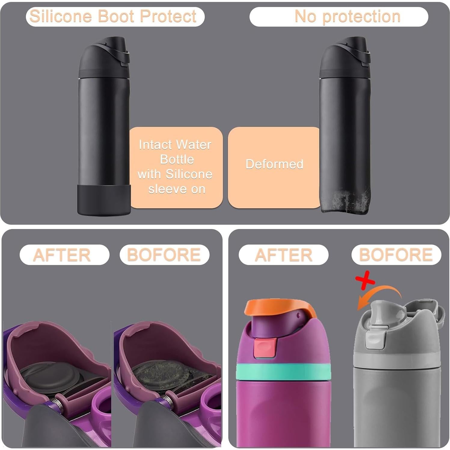 Accesorios para Botella Owala 24oz Affute - 6 Piezas