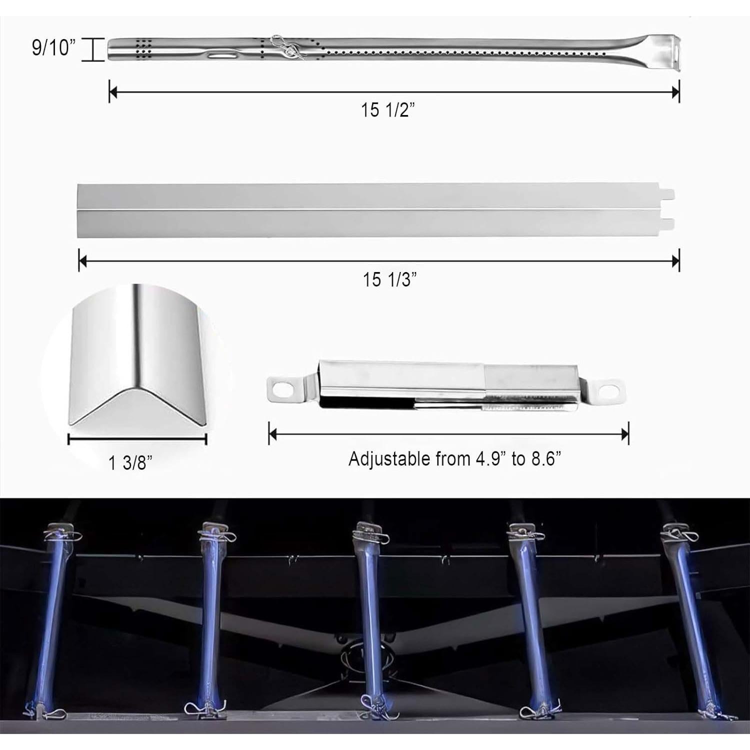 Repuestos para Parrilla Charbroil Performance 2 Quemadores