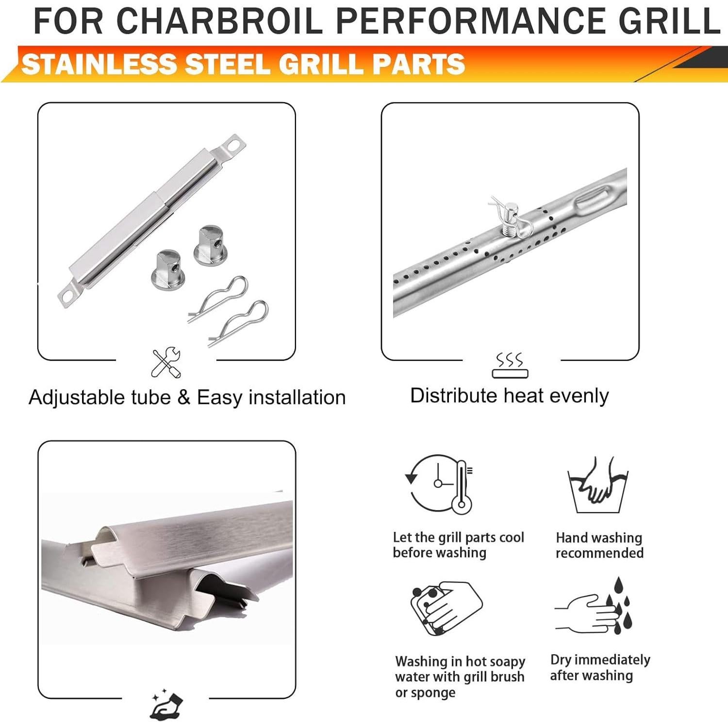 Repuestos para Parrilla Charbroil Performance 2 Quemadores