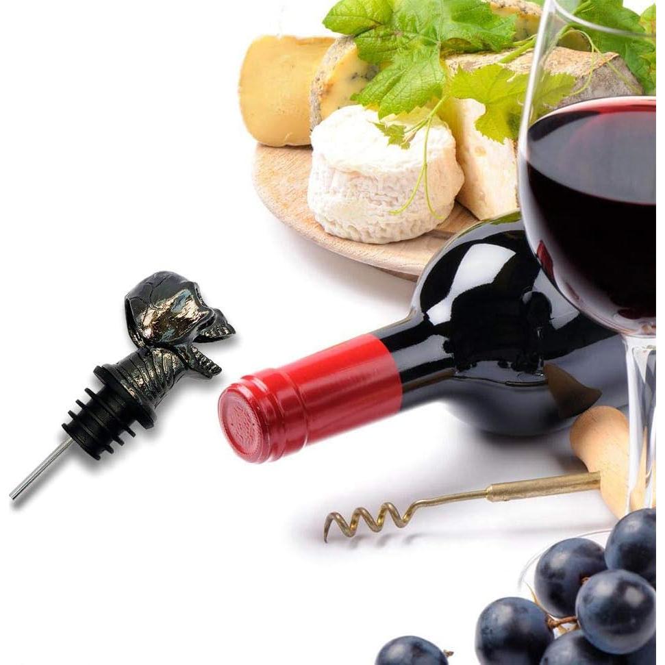 Vaso de Vino Calavera de Acero Inoxidable - Regalo Único