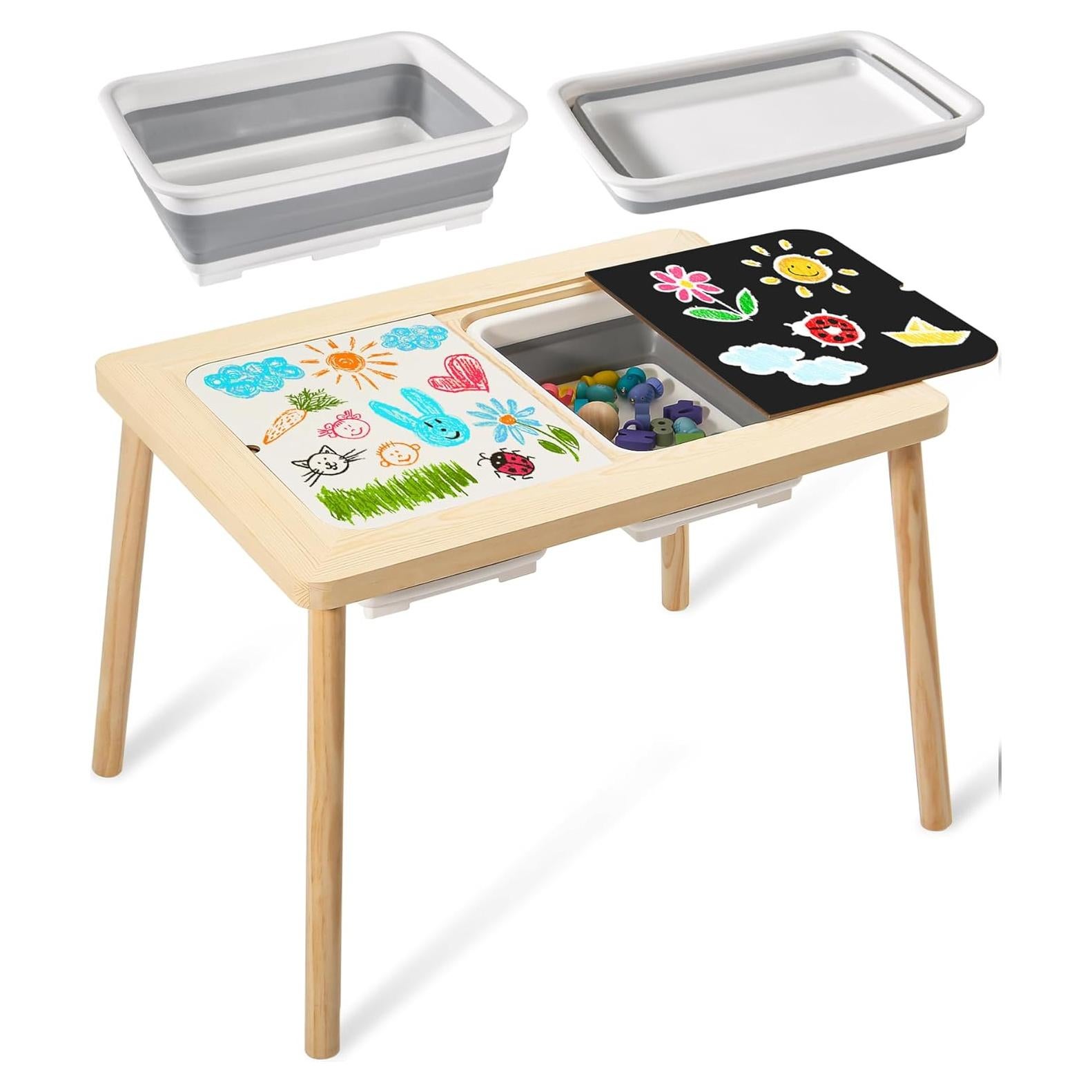 Mesa Sensorial 5 en 1 Prunelax con Almacenamiento Plegable