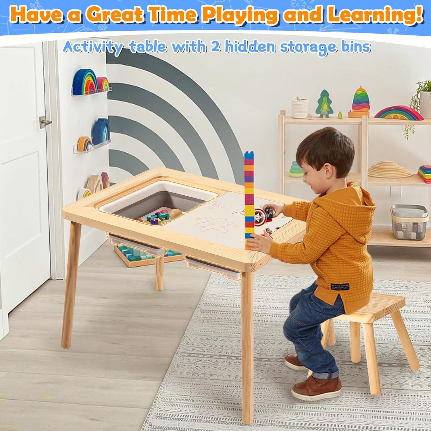 Mesa Sensorial 5 en 1 Prunelax con Almacenamiento Plegable