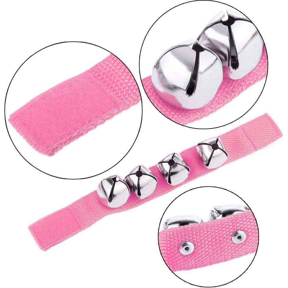 Pulseras de Campanas Ajustables Augshy - 7 Paquetes Multicolor