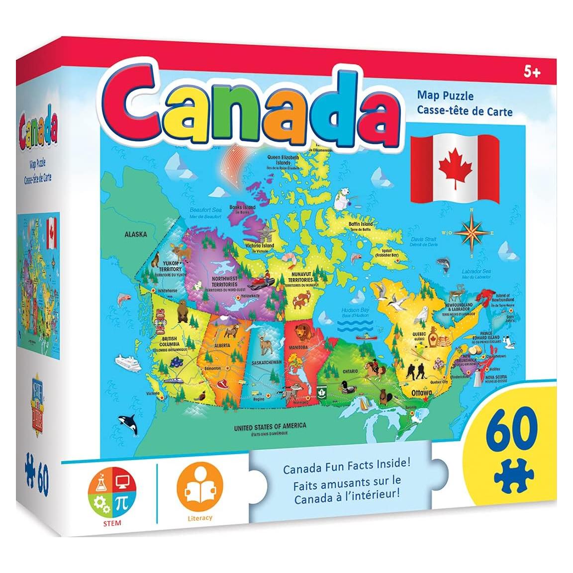 Rompecabezas MasterPieces Exploradores 60 Piezas 36.2x26 cm