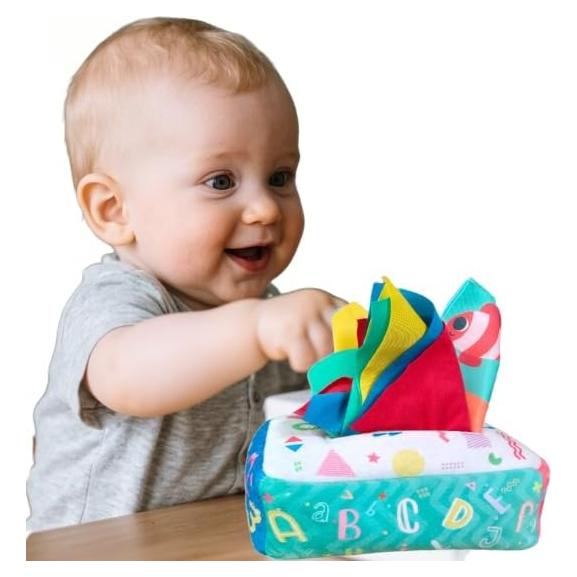 Cubo Sensorial Montessori Verde XINDEE para Bebés 0-24 Meses