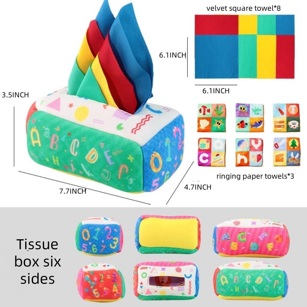Cubo Sensorial Montessori Verde XINDEE para Bebés 0-24 Meses
