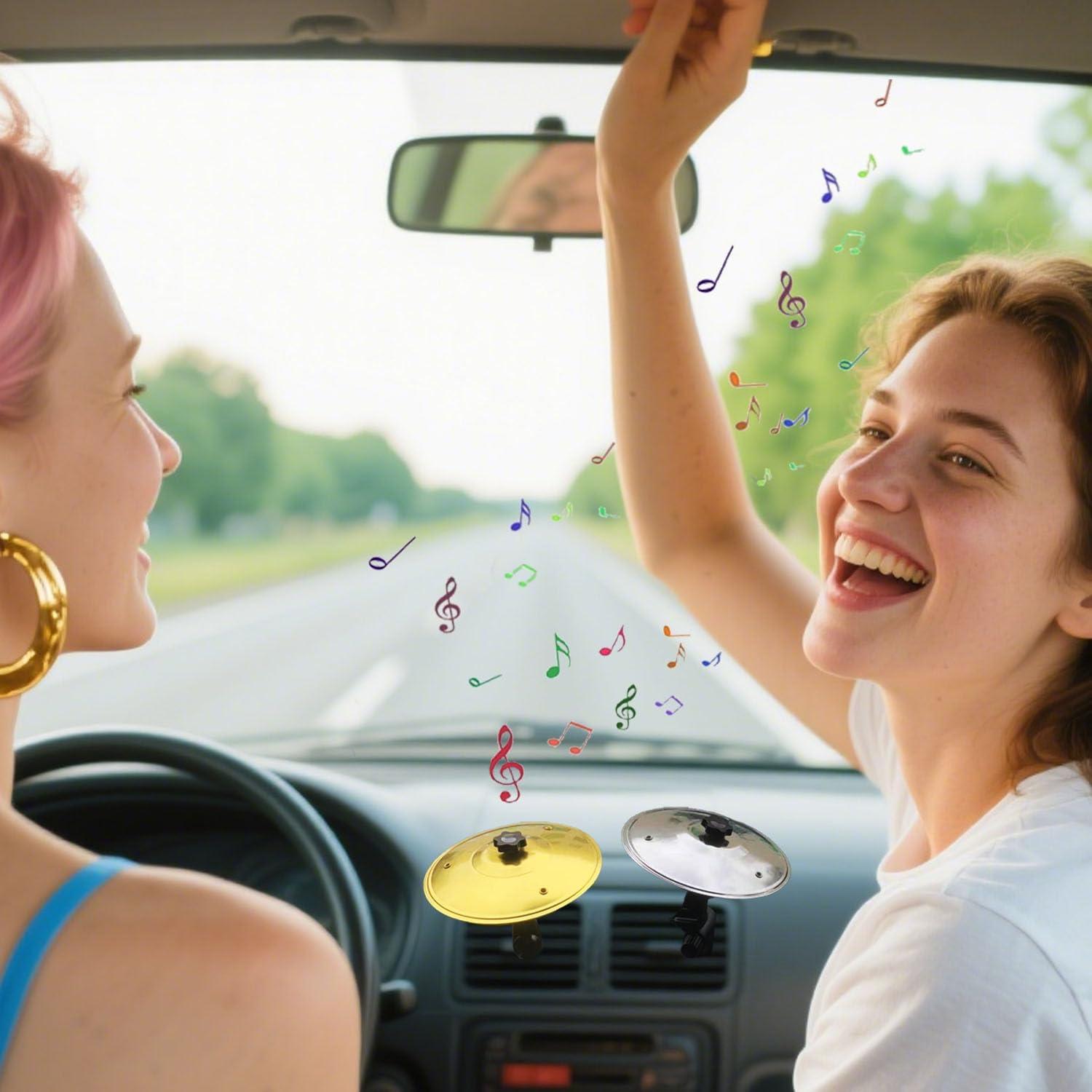 Cymbal de Ventilación de Coche Oro GCP-613 - Decoración Musical