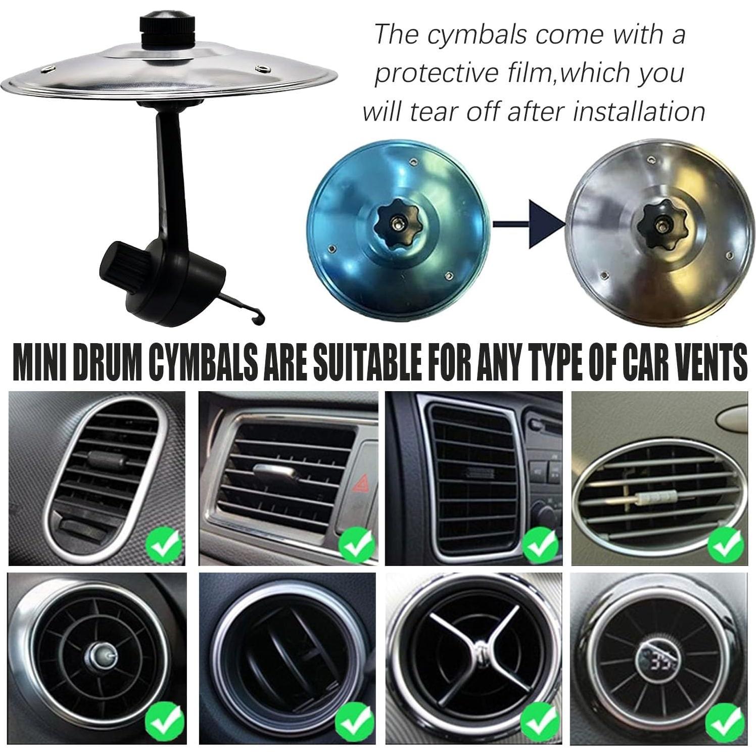 Cymbal de Ventilación de Coche Oro GCP-613 - Decoración Musical