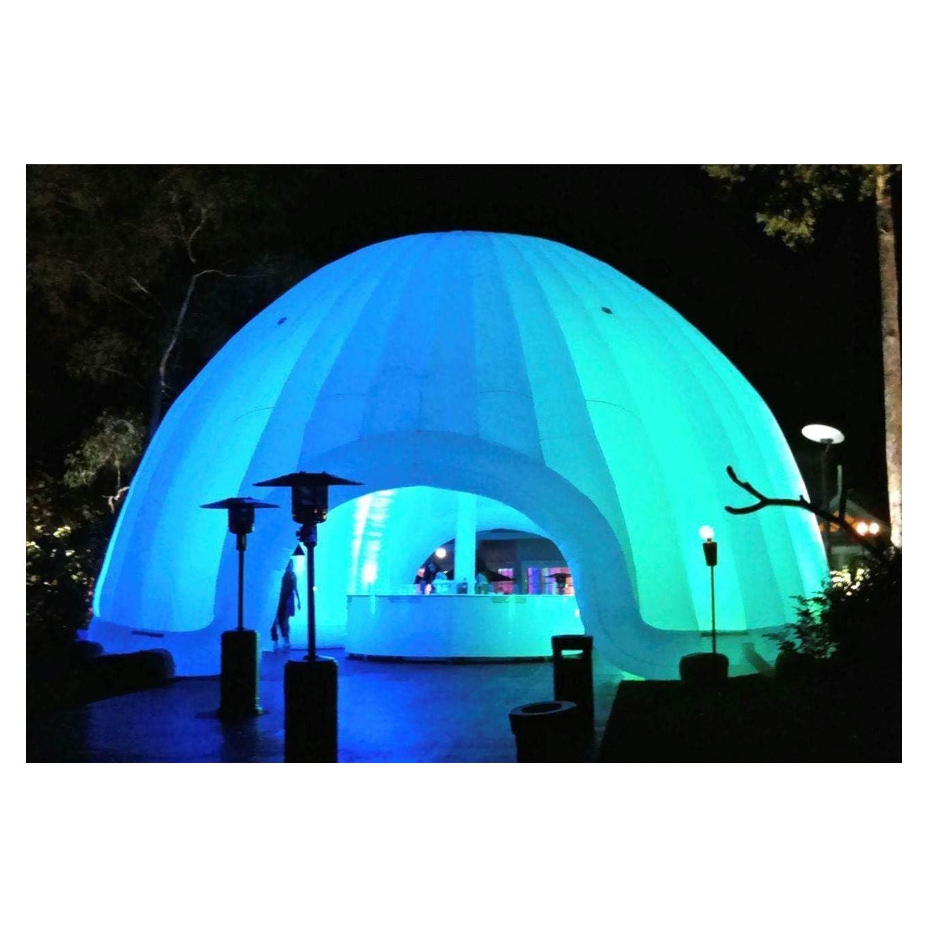 Carpa Domo Inflable Blanca 6.1m x 3.05m para Eventos