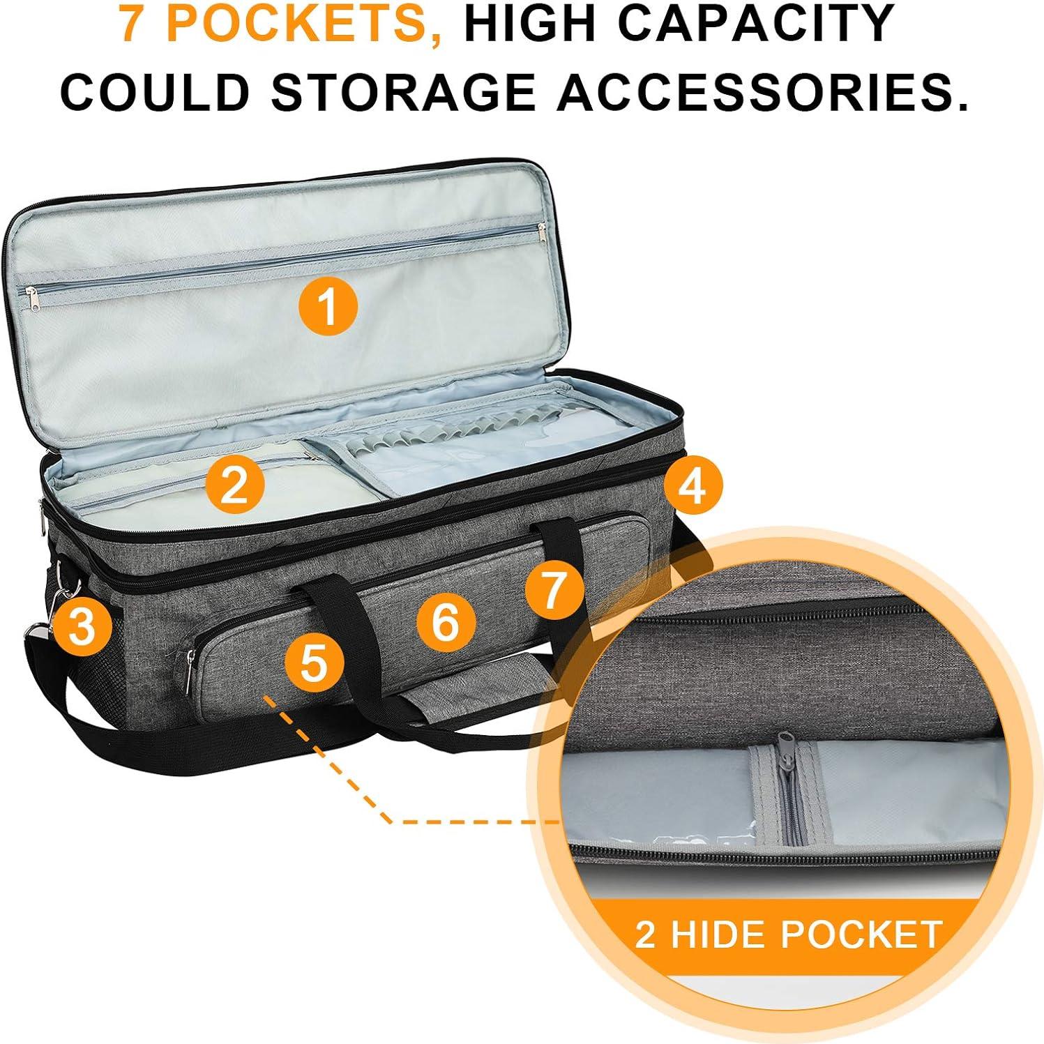 Funda de Transporte Luxiv para Cricut Maker y Explore Air - Gris