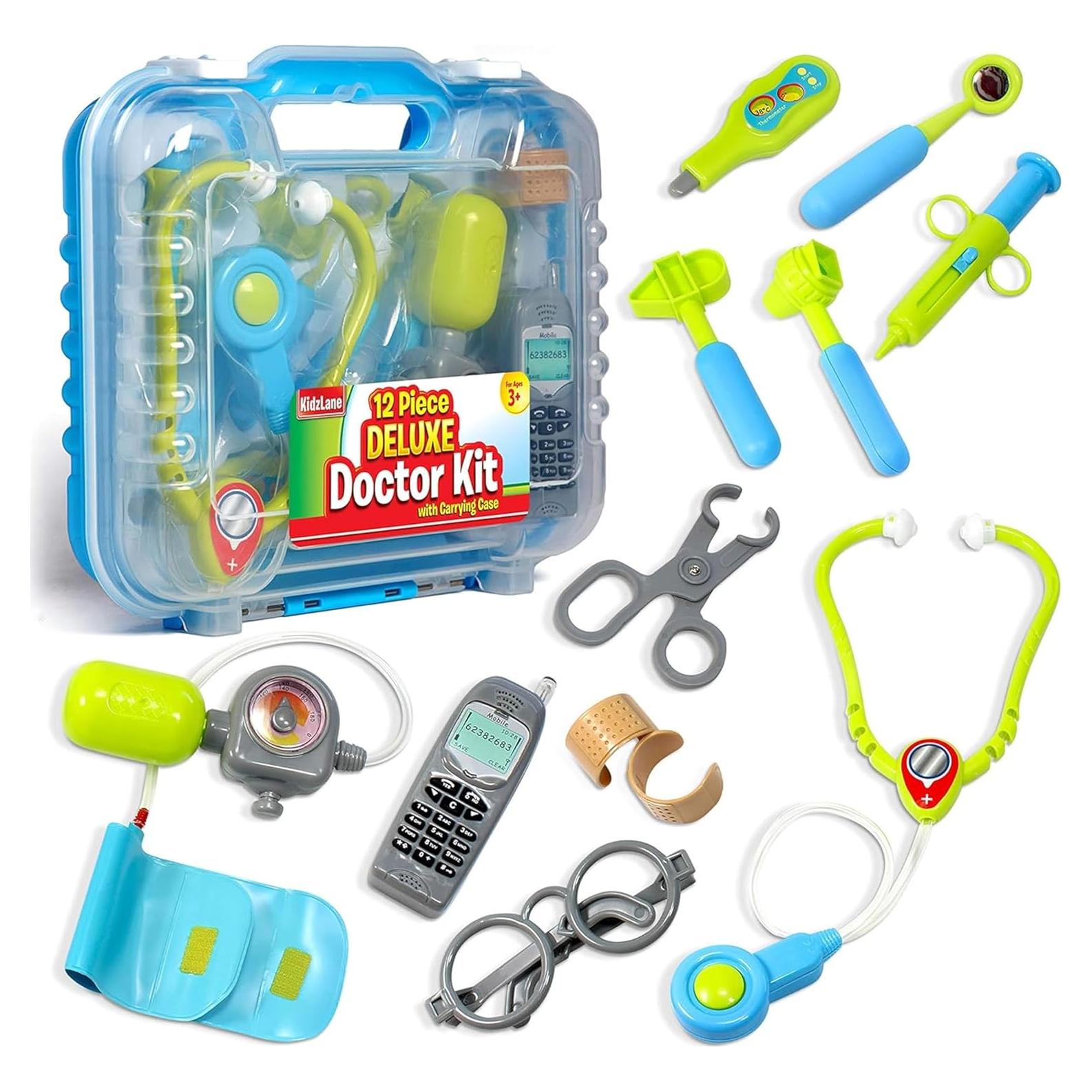 Kit de Doctor Kidzlane Deluxe - Juego Infantil con Estetoscopio