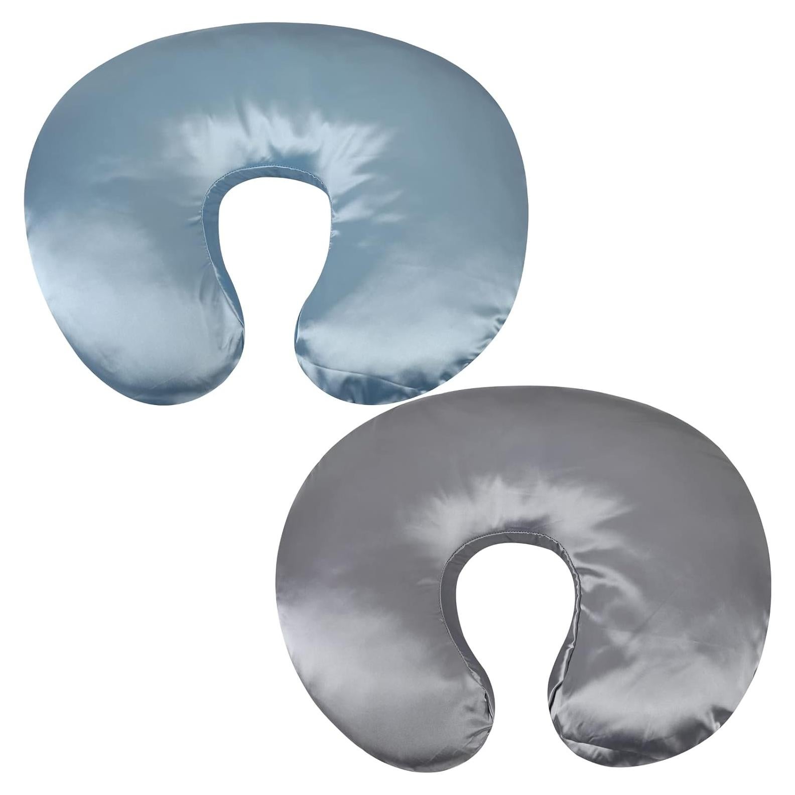 Juego de Fundas de Almohada de Lactancia Tcmyyund 2 Unidades Satén