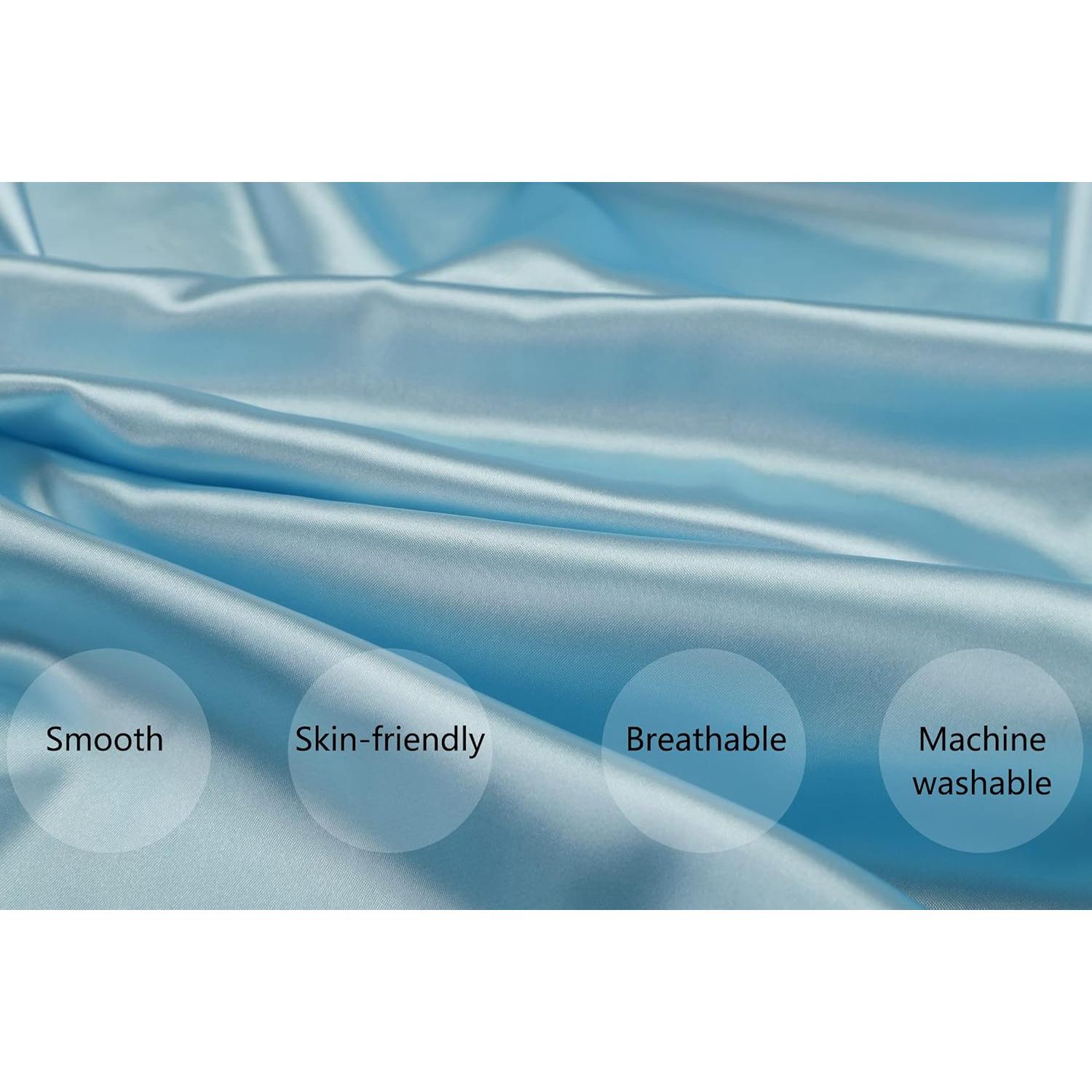 Juego de Fundas de Almohada de Lactancia Tcmyyund 2 Unidades Satén