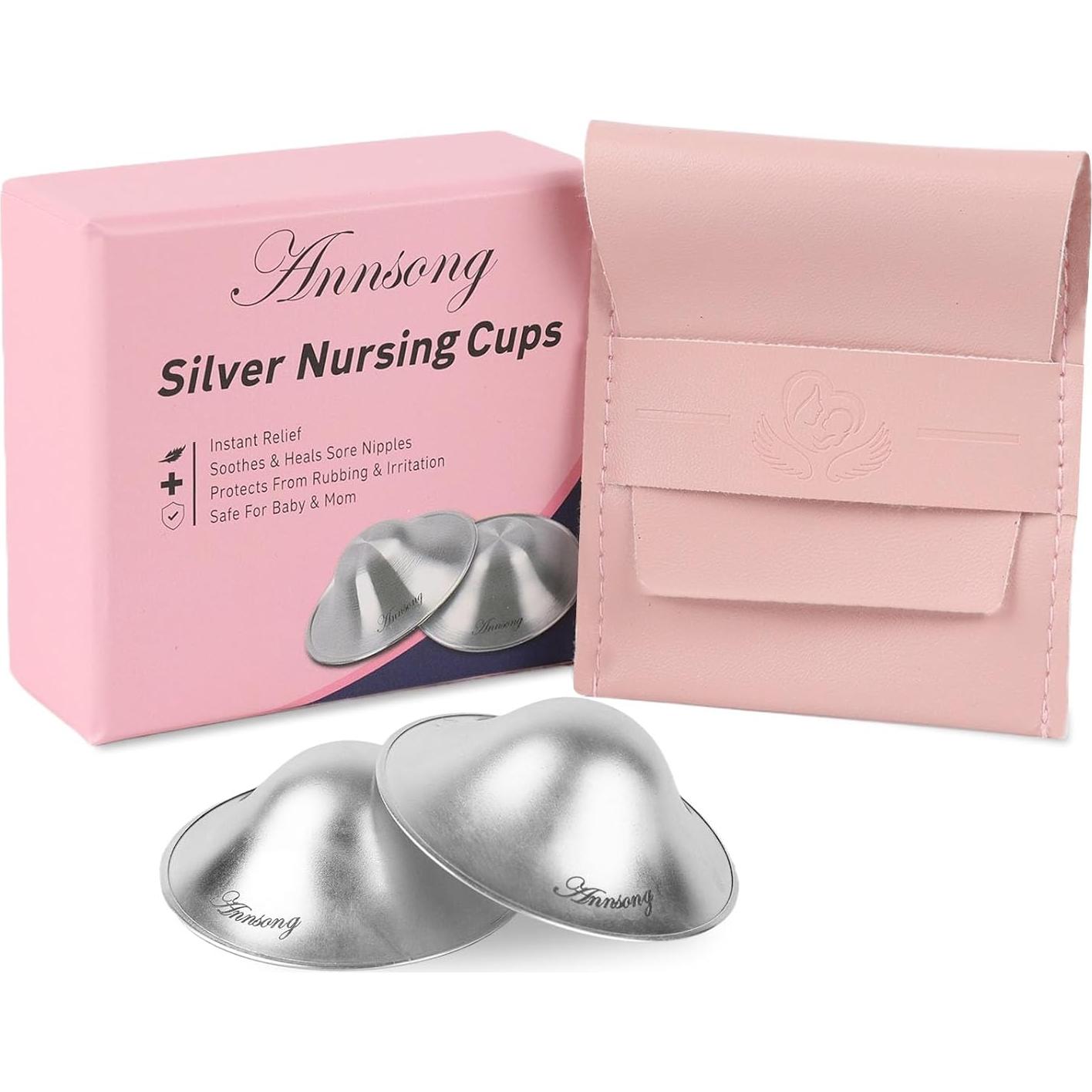 Copas de Lactancia de Plata 925 - Protectores de Pezón Regular